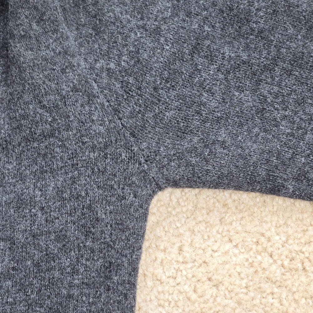 Toad & Co Heartfelt Wool Hoodie XS Grey Brown Green - Picture 6 of 7